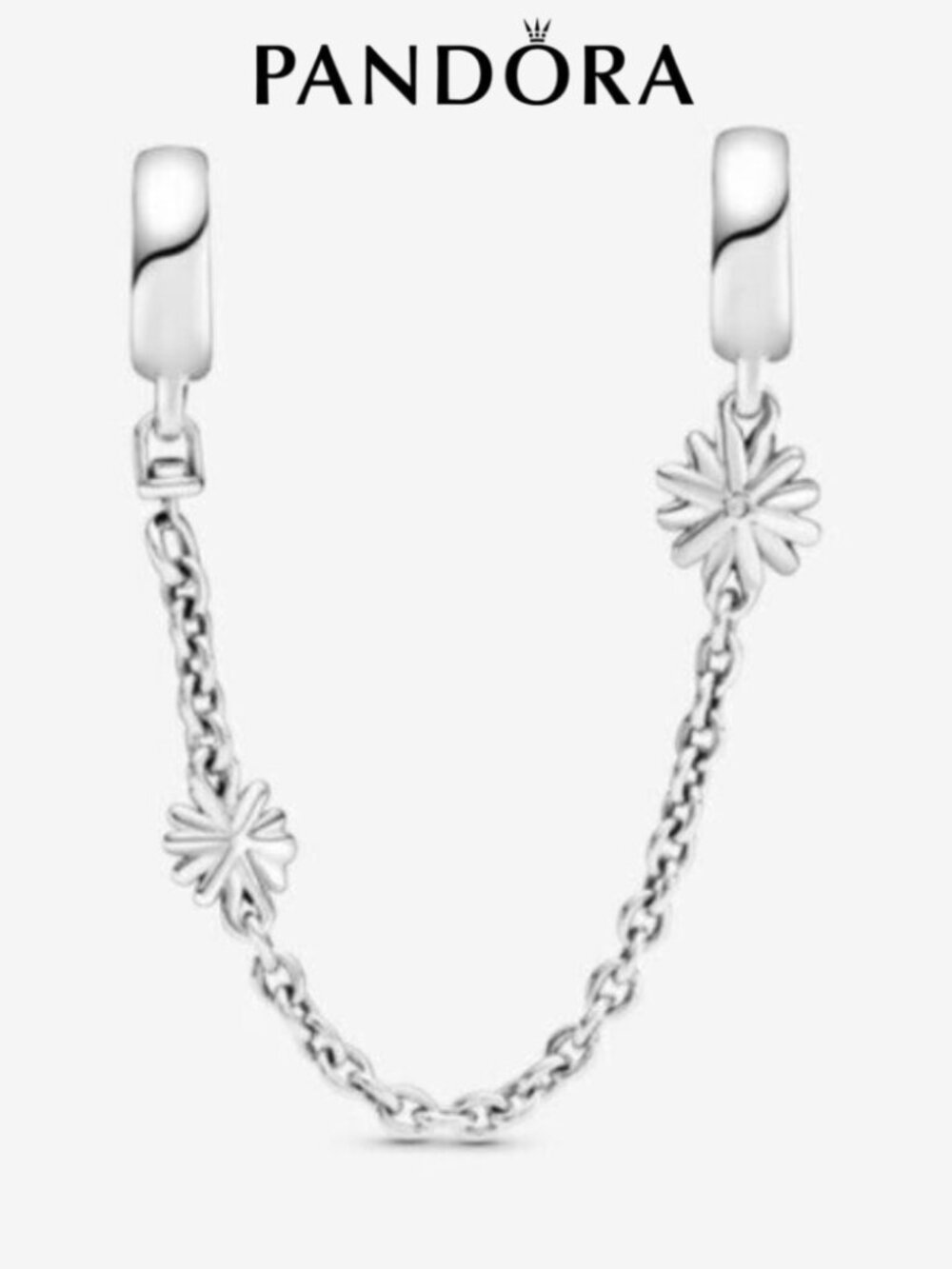 Pandora Flower Safety Chain Charm